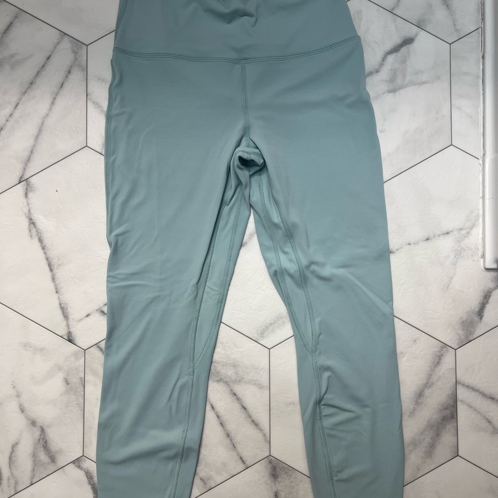 Lululemon 25” Align Leggings size 10 in Hazy Jade